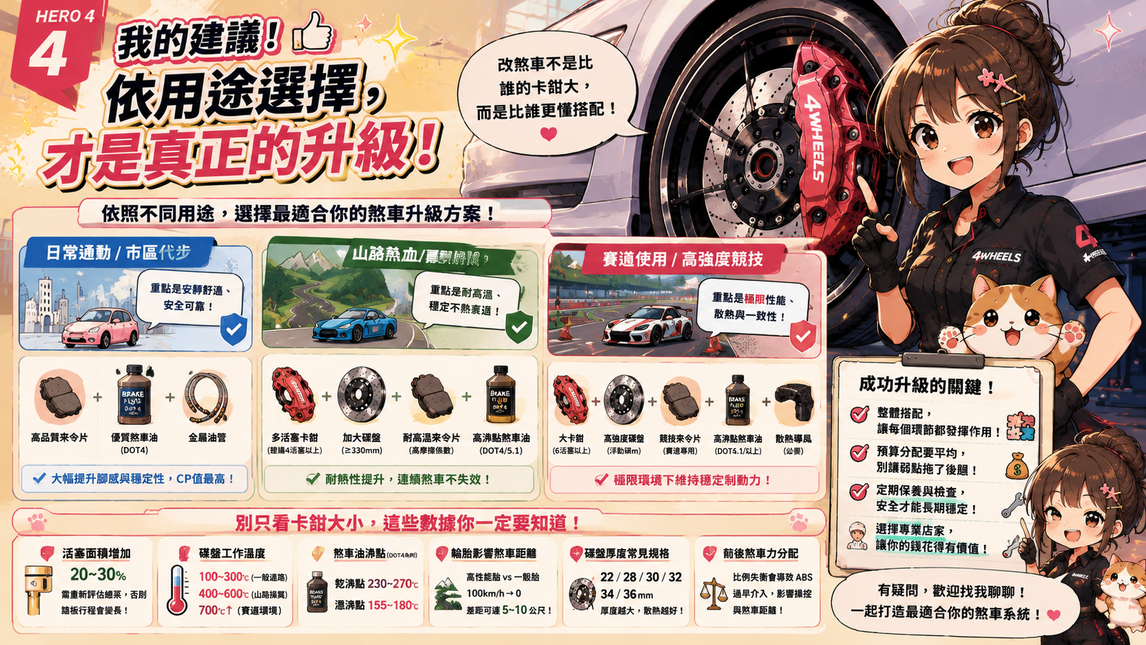 卡鉗不是越大越好:煞車升級先看整套匹配|圖解 4