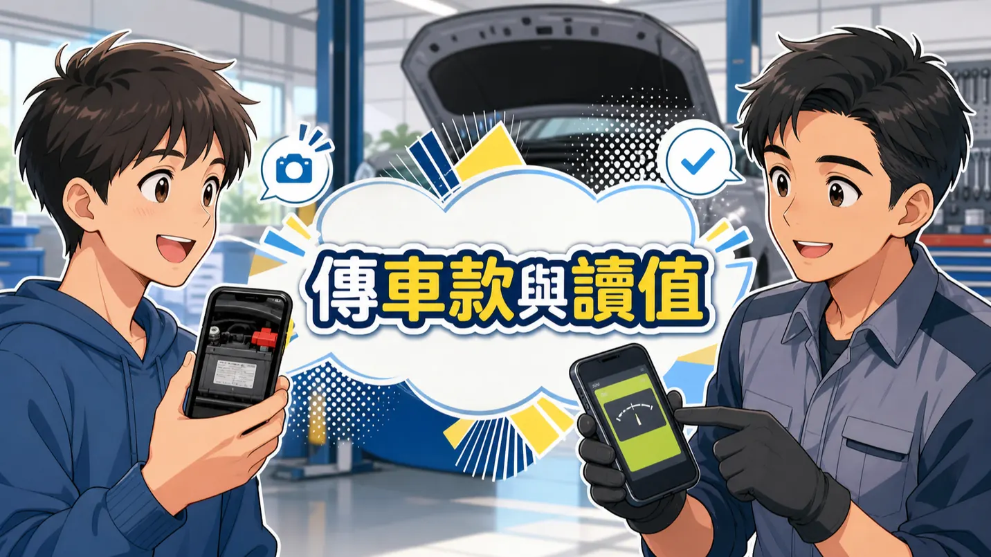 傳送車款與讀值