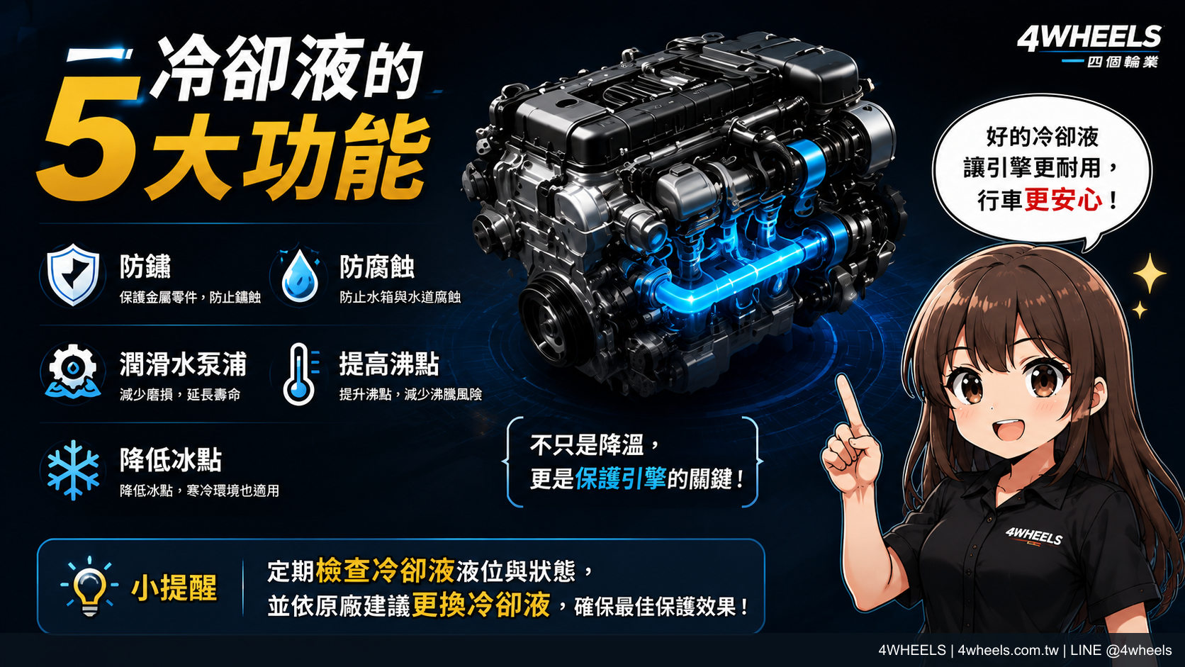 冷卻液可以直接加水嗎？補充前先分清楚這三種情況｜來源圖片 2