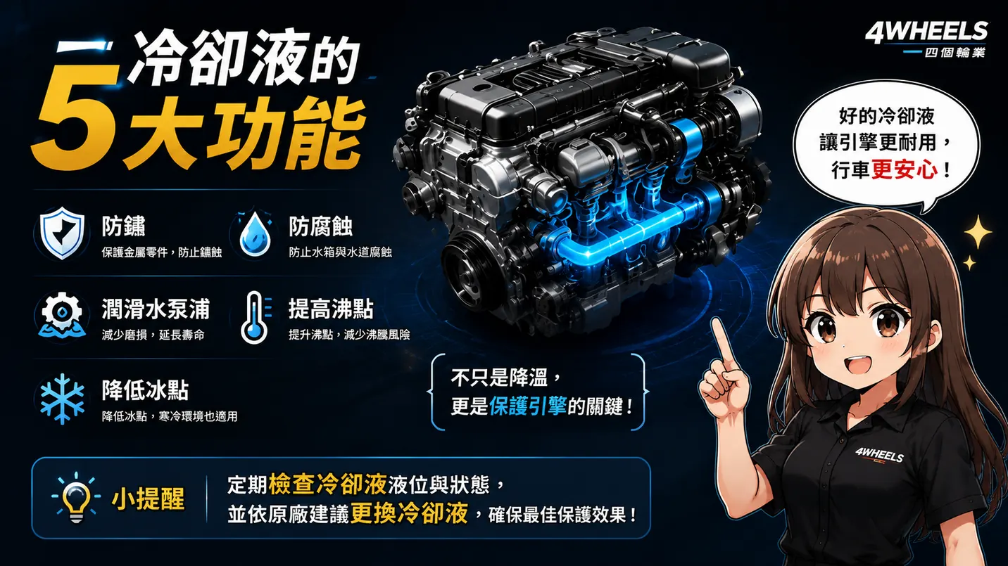 冷卻液的五大功能