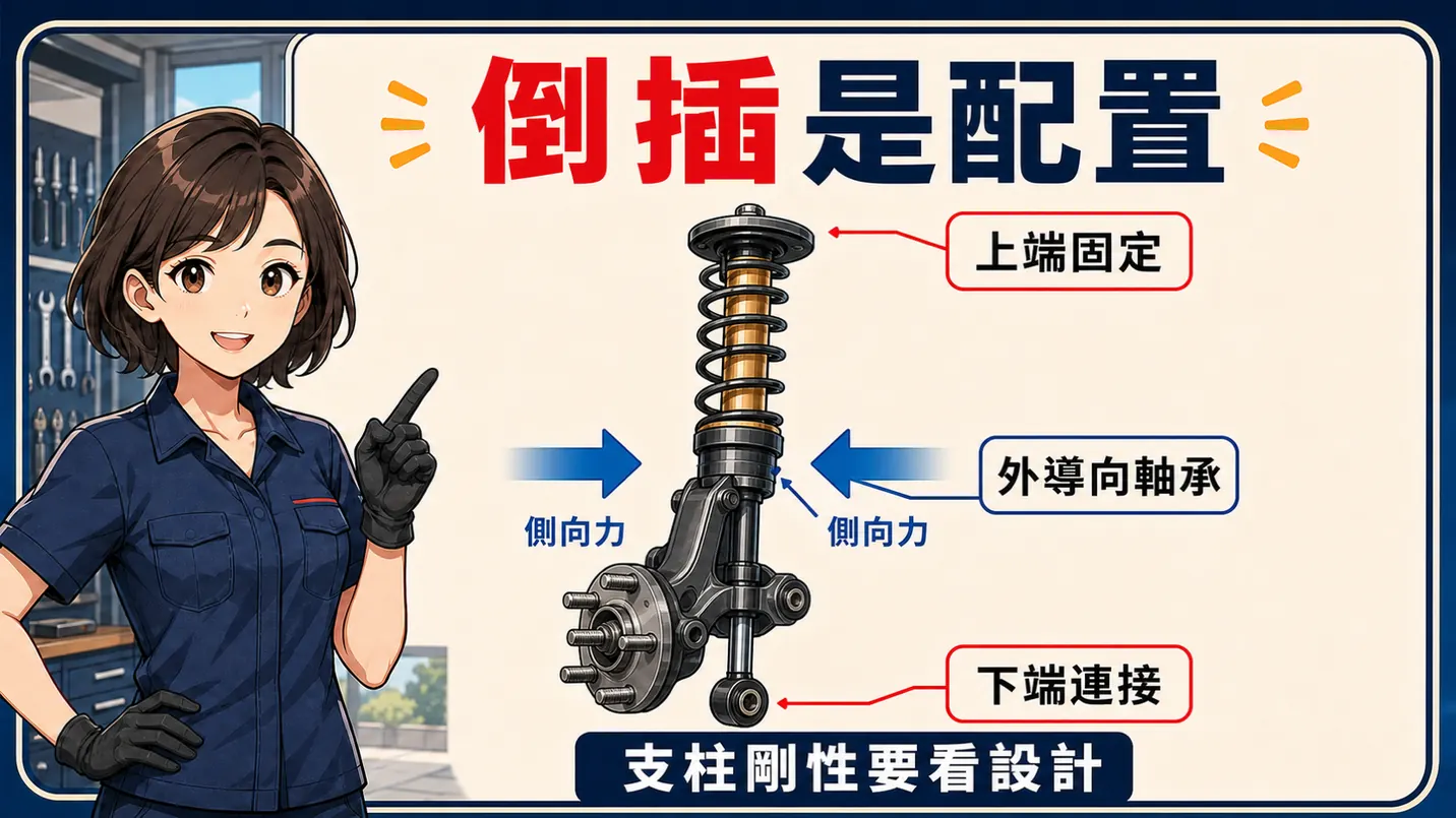 倒插描述的是配置方式，不能直接等同單筒