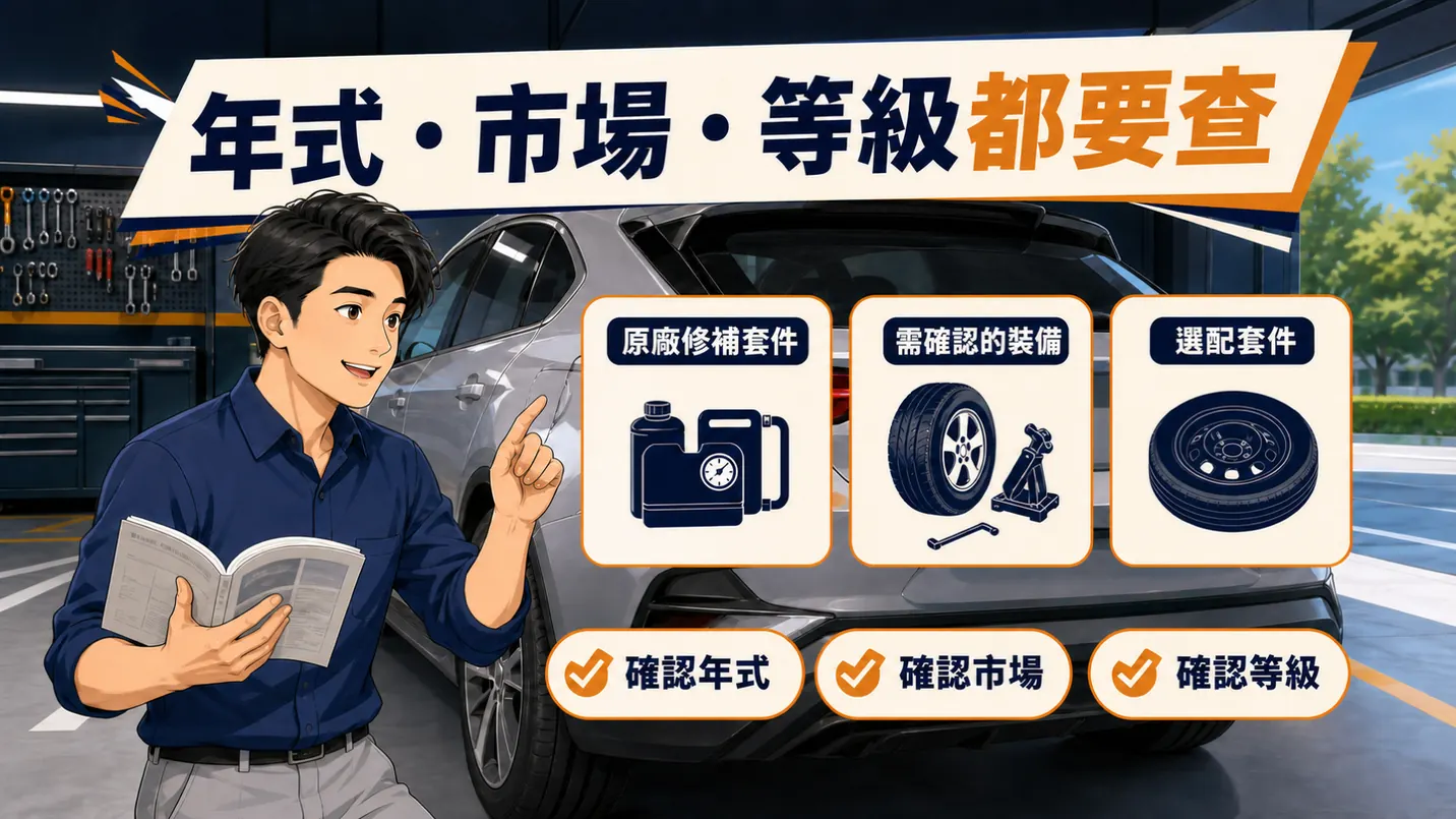 原廠參數與核對條件