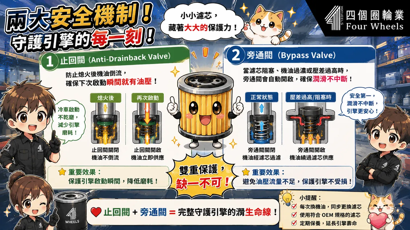 止回閥與旁通閥功能圖