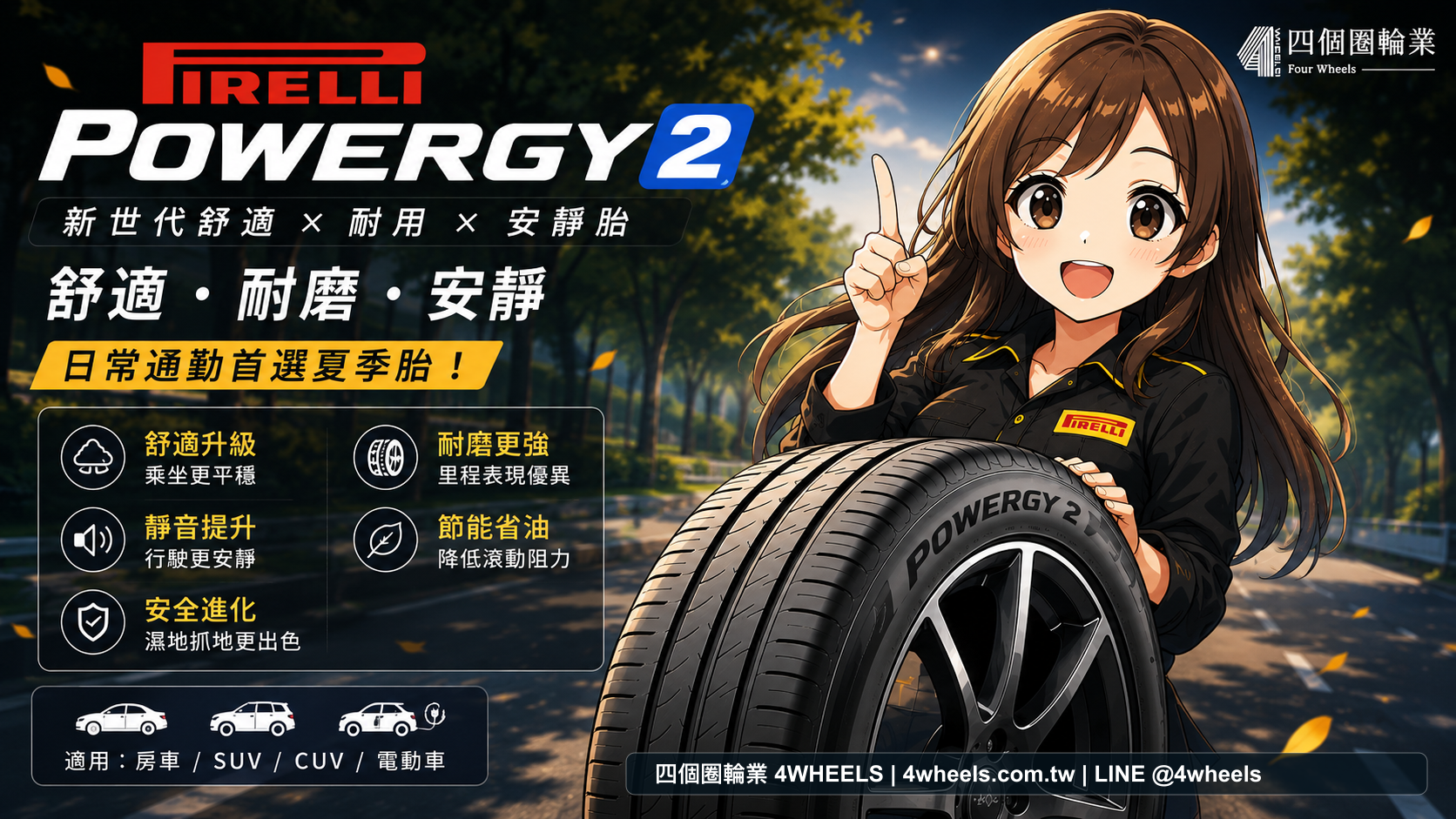 Pirelli Powergy 2 評價：家庭房車與 SUV 的舒適耐磨胎怎麼看 圖片 1