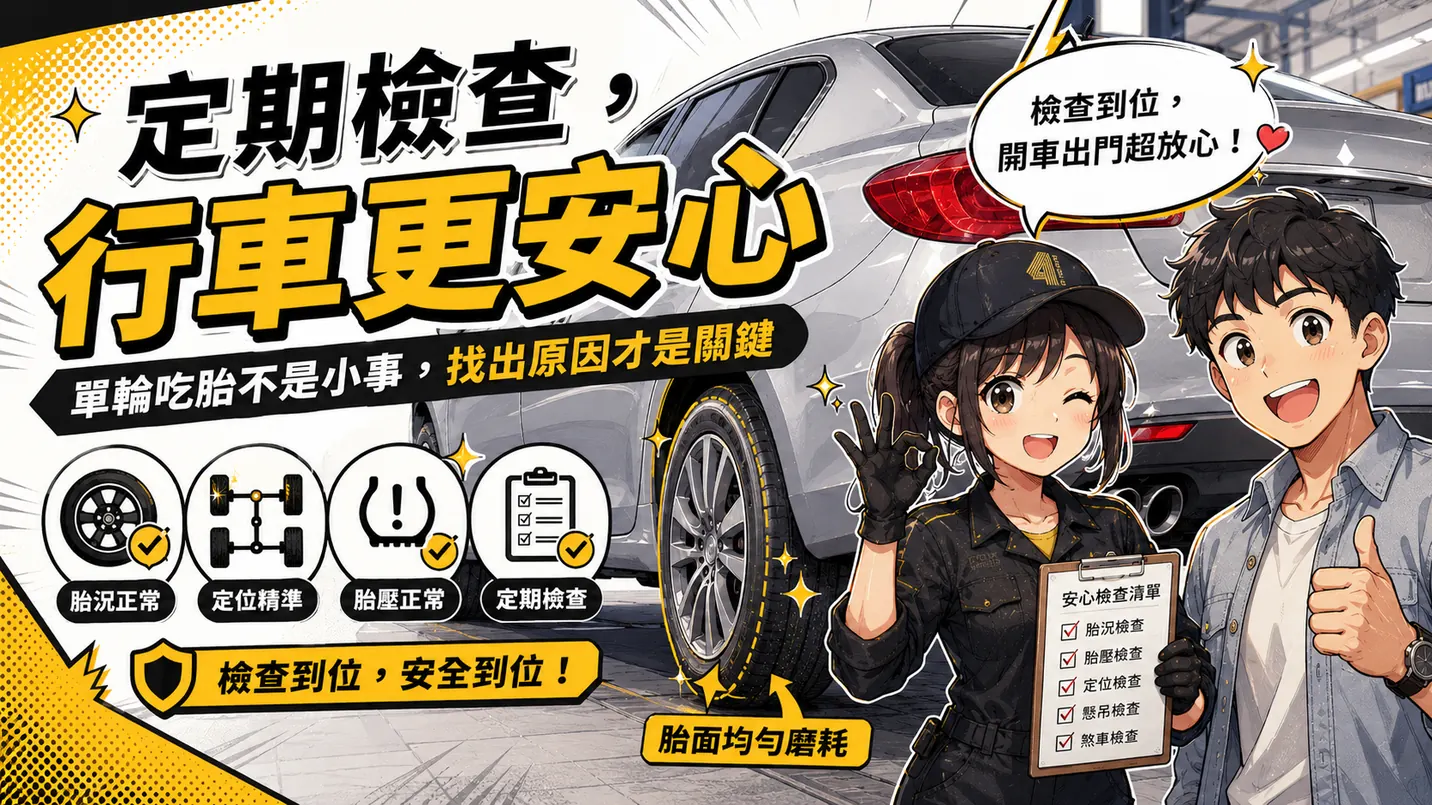 定期檢查行車更安心
