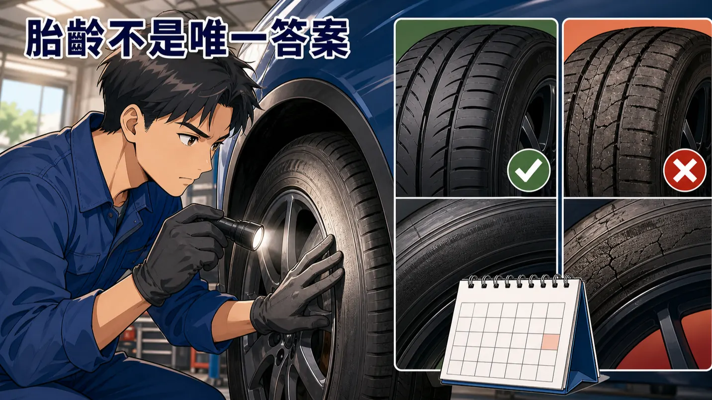 輪胎老化檢查