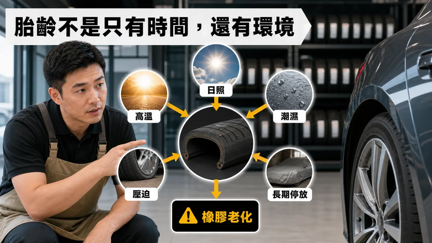 日期碼要和保存、使用與胎況一起看，不能單獨定生死。