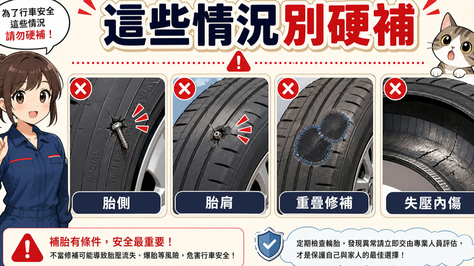 修補完成後還要注意什麼？