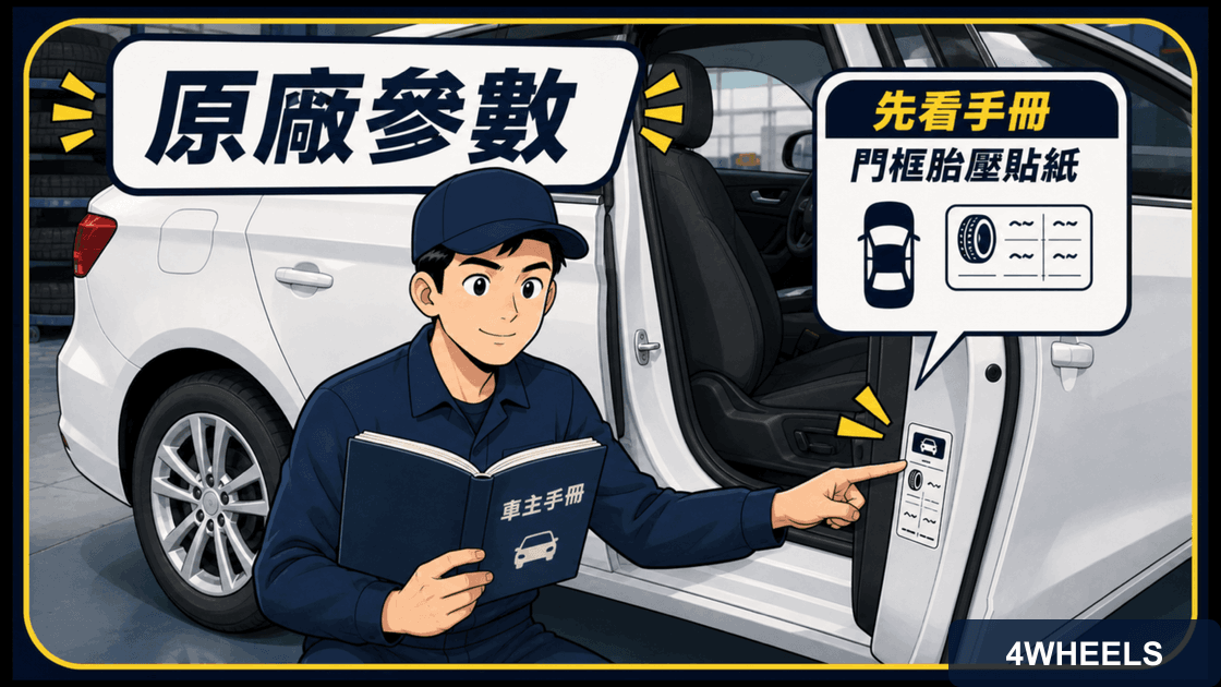 先看手冊與門框貼紙