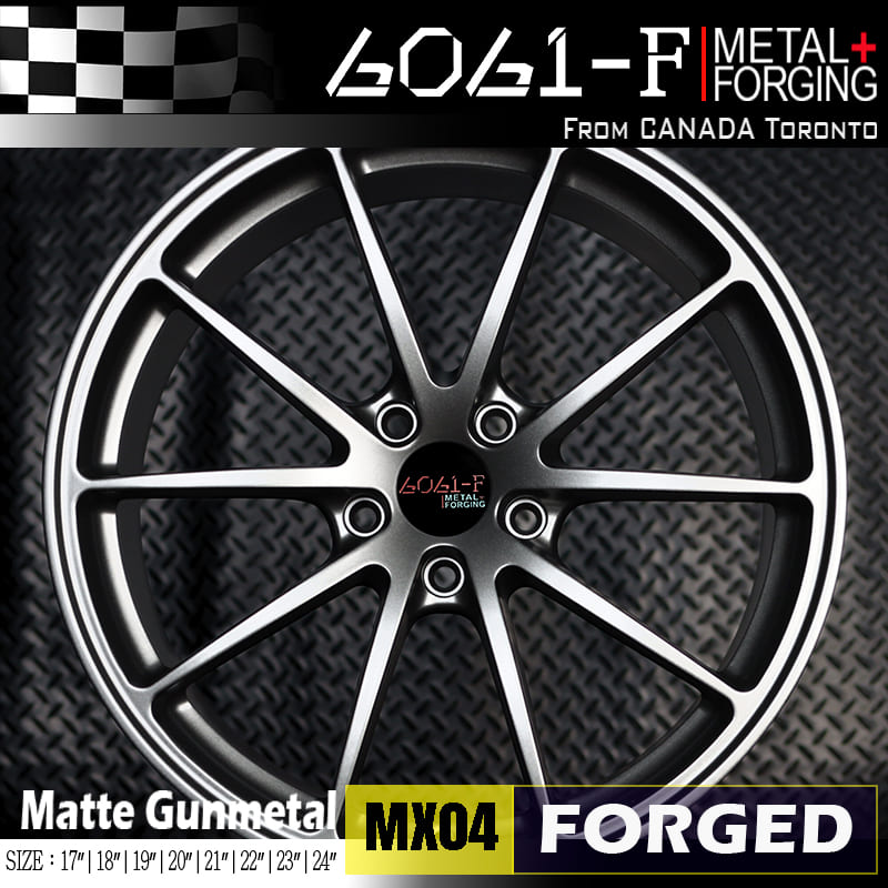 6061-F-FORGED MX04 鋁圈 適用 Volvo EX40